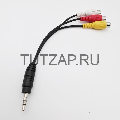 Аудио-видео кабель Jack 3.5 mm-3RCA для телевизора Hi VHIX-24H152MSY