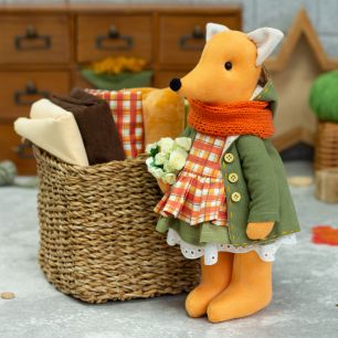 Набор для марафона Лисичка в зелено-оранжевом