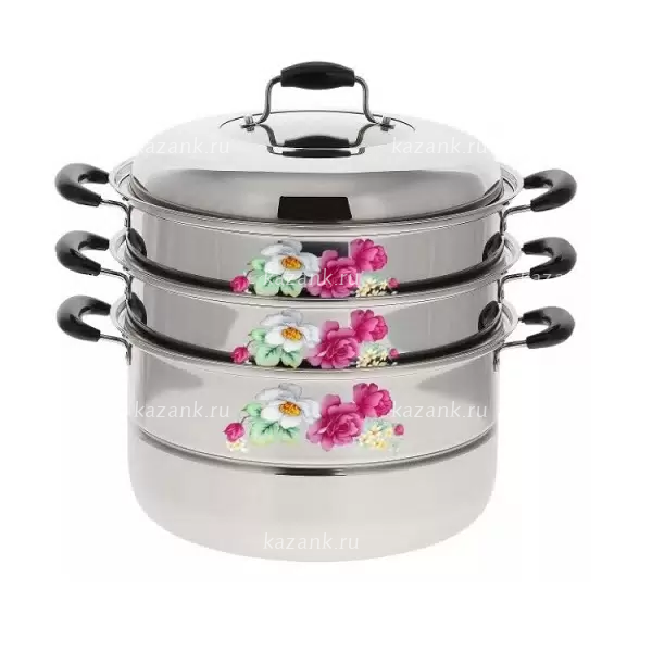 Мантоварка 12л,рисунок, 3 уровневая 30см