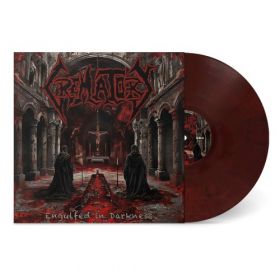 CREMATORY - Engulfed In Darkness - Bloody red marbled vinyl