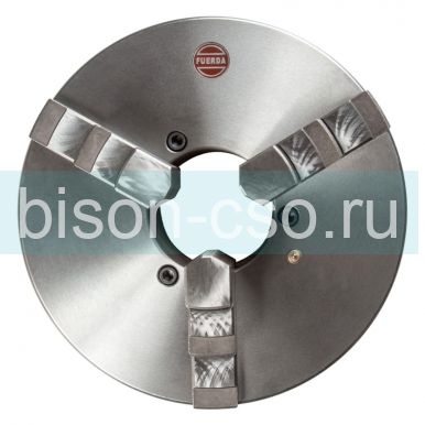 Трехкулачковый токарный патрон 7100-0001 FUERDA 80мм (ГОСТ 2675-80)