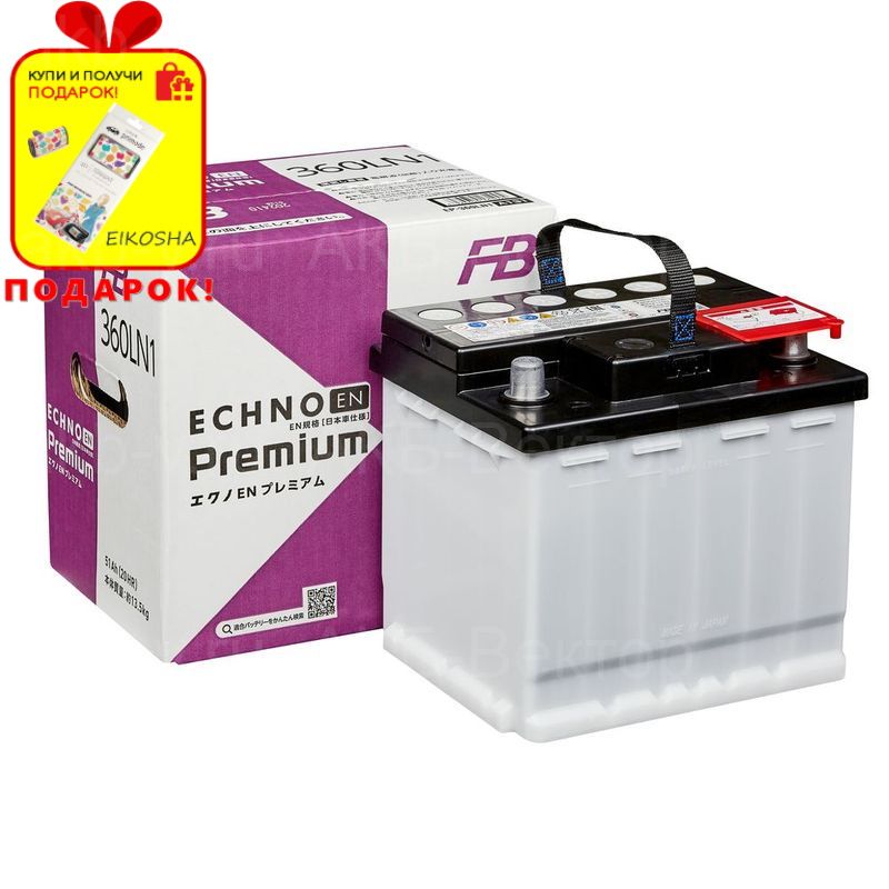 Аккумулятор FB ECHNO 360LN1 IS 51Ач 480A 25г. Аккумулятор FB ECHNO 360LN1 IS 51Ач 480A 25г.