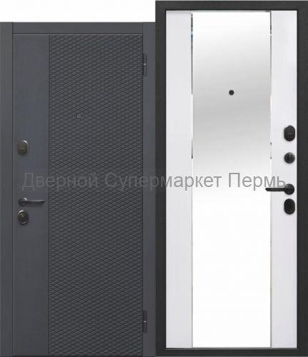 7,5 см ФЛОРИДА Эмалит белый зеркало