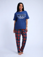 Брюки женские арт. 656 [клетка]