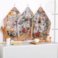 Набор полотенец из рогожки "По золотому кольцу" (2шт.)