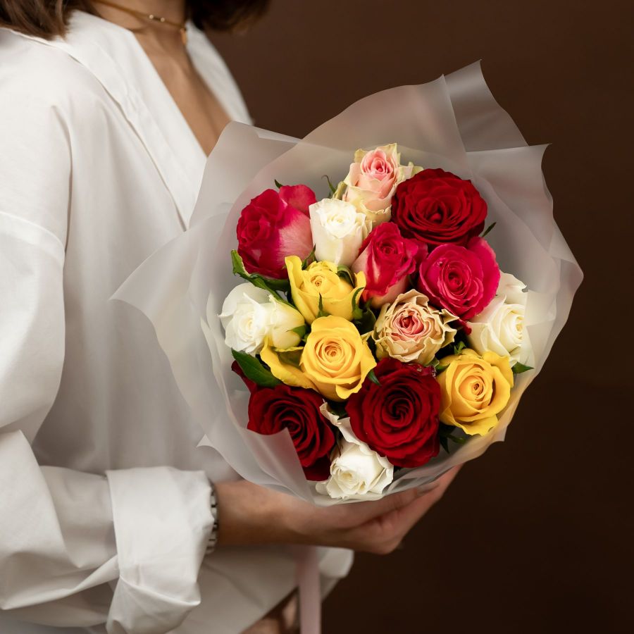 Роза микс 40см (Кения)