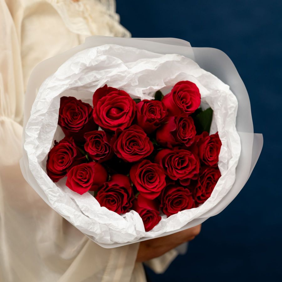 Роза красная 40см (Кения)