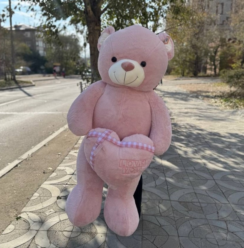 Игрушка Мишка розовый гигант