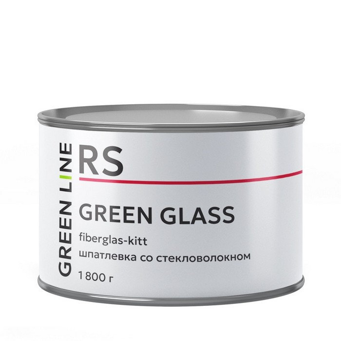 Green Line Fiber Glass Putty. Шпатлевка со стекловолокном, объем 1,7кг.