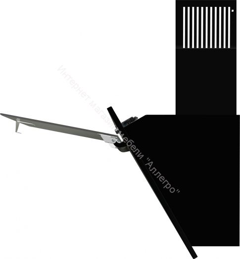 Вытяжка Weissgauff Sigma 60 PB BL чёрный