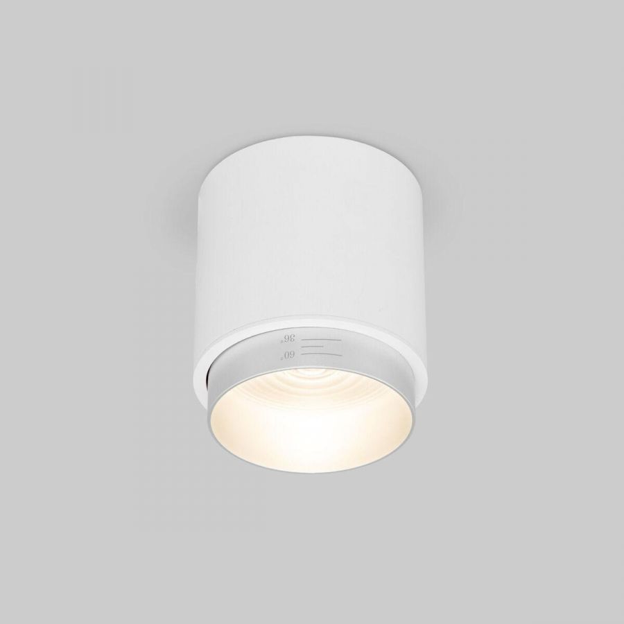 Накладной светодиодный светильник Elektrostandard Cors 25032/LED белый/серебро a062387