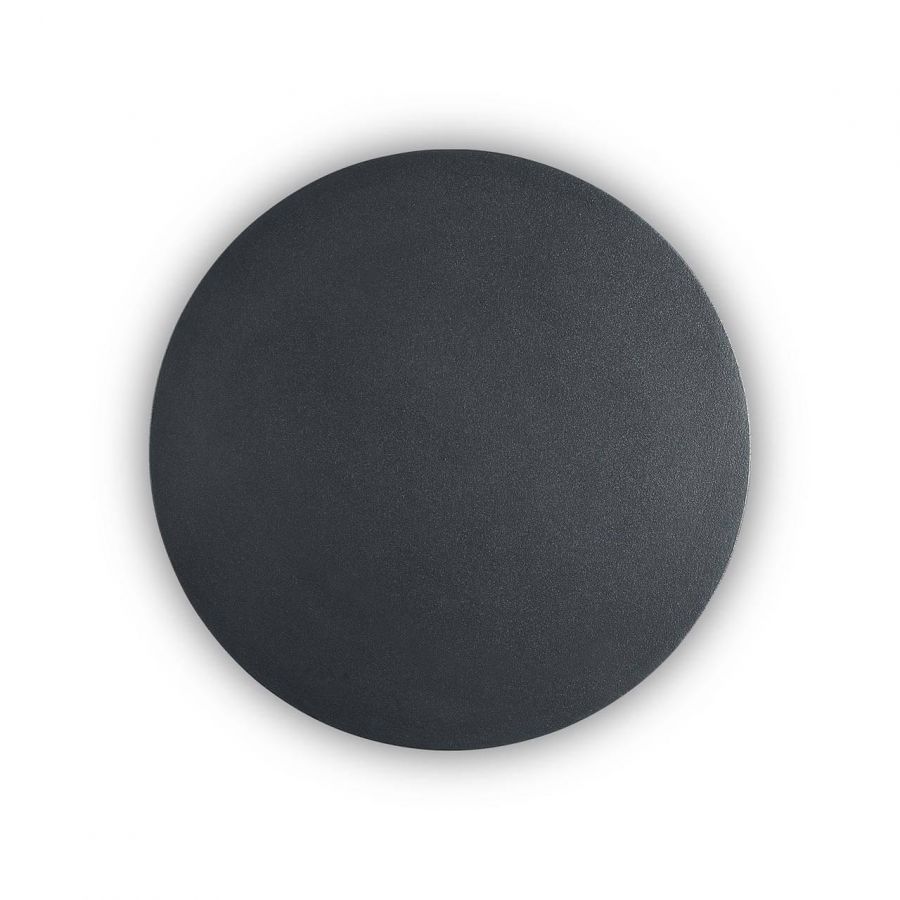 Настенно-потолочный светодиодный светильник Ideal Lux Cover Ap D15 Round Nero 195742