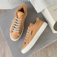 Кеды Brunello Cucinelli с мехом Premium