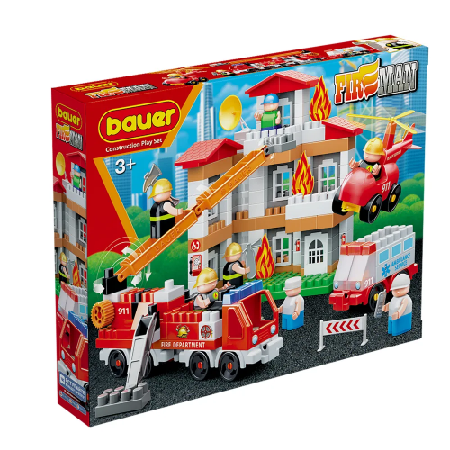 Конструктор "Пожарная часть". Тушение пожара