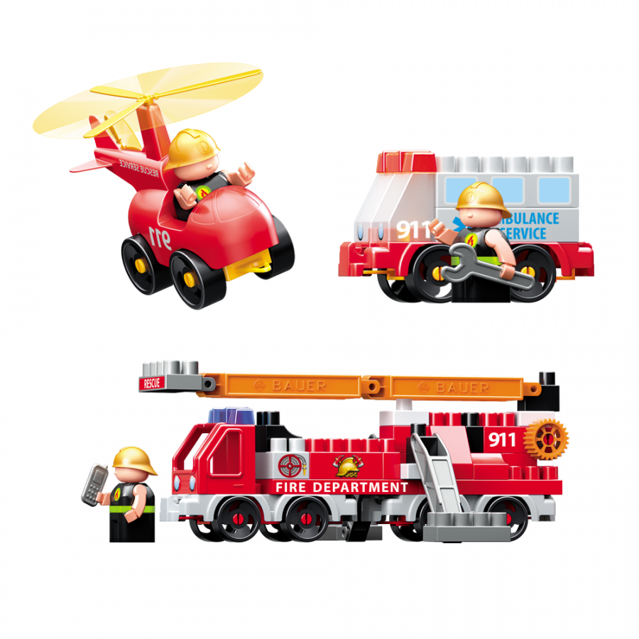 Конструктор "Пожарная часть". Тушение пожара