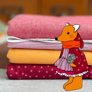 Набор для марафона Лисичка в красно-желтом