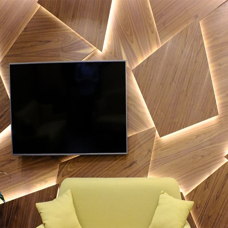 Стеновые панели с подсветкой для офиса