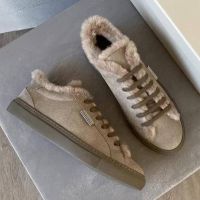 Кеды Brunello Cucinelli с мехом Premium