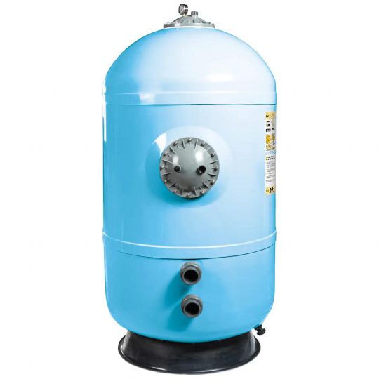 Фильтр AquaViva HS900 (32 м³/час , 900 мм, 1144 кг, 2,5 бар, 1.2 м засыпка) бок, 2"