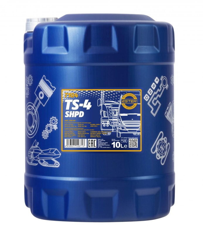 Mannol TS-4 SHPD 15W-40, 10л