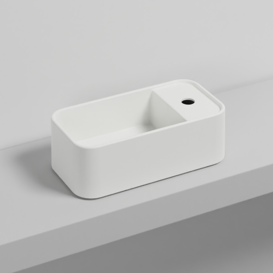 Изображение Накладная прямоугольная раковина Cielo Les Petites LPLAR/LPLARSF 33,5x18,5x11,5см