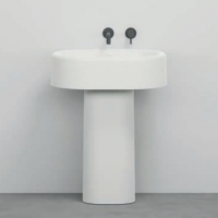 Пьедестал для раковины Cielo Itaca ITCOLC 21х30х67 см слив в пол схема 1