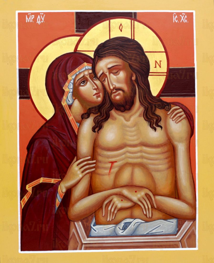 Не рыдай Мене Мати икона Божией Матери (UV-печать)(10227)