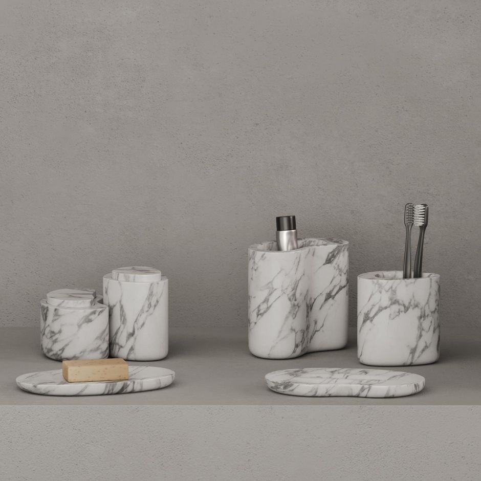 Изображение Лоток настольный Dea Design Marble MIA fagiolo DD1653 210х132хh18 мм