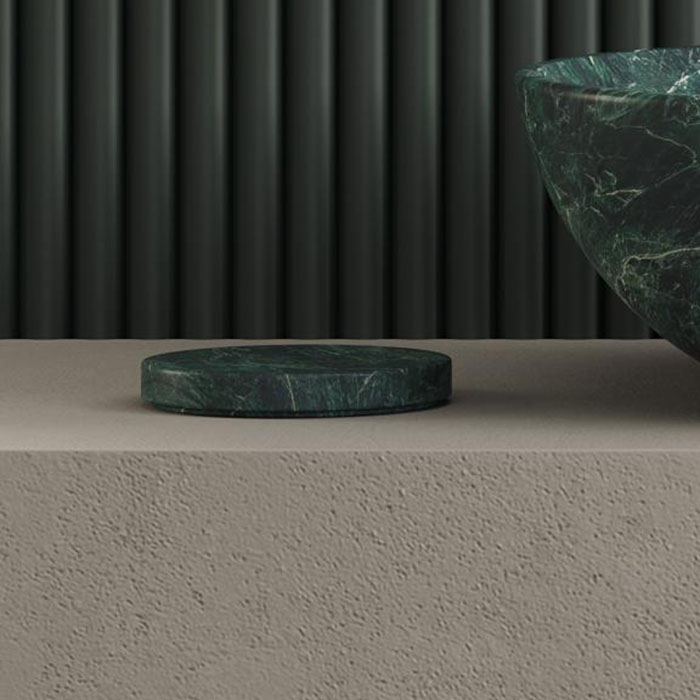 Мыльница Dea Design Marble MIA rotondo DD1614 настольная 140х140хh20 мм