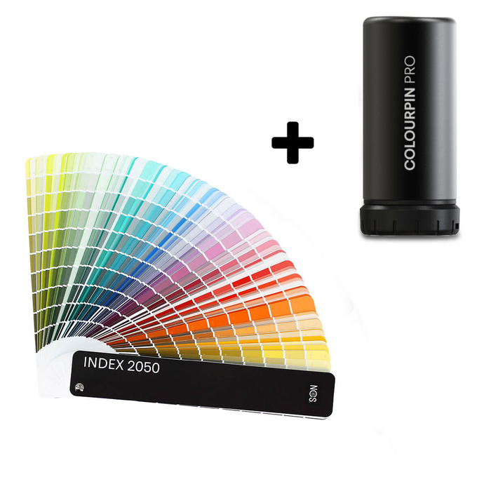 Tecsa Уникальный набор №2 NCS Platinum — Колориметр NCS Colourpin PRO + Каталог цветов NCS Index 2050