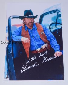 Автограф: Чак Норрис