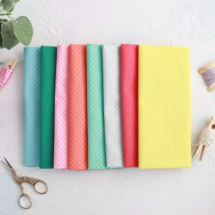 Хлопок - набор тканей для творчества "Разноцветные звезды" limit