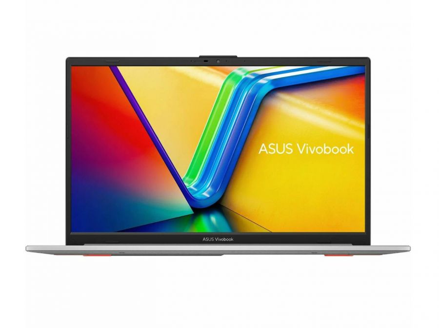 Ноутбук Asus VivoBook E1504GA-BQ149, 15.6", IPS, Intel N200, DDR4 8ГБ, SSD 256ГБ, Intel UHD Graphics, серебристый (90nb0zt1-m005z0)