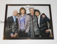 Автографы: The Rolling Stones. Мик Джаггер, Кит Ричардс, Чарли Уоттс, Рон Вуд. Редкость