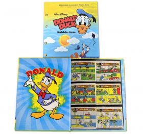 КОЛЛЕКЦИЯ (полная) 45 вкладышей XF Donald Duck ML №7 в АЛЬБОМЕ (привет из 90х). Оригинал.