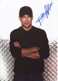 Автограф: Брюс Уиллис. Редкость