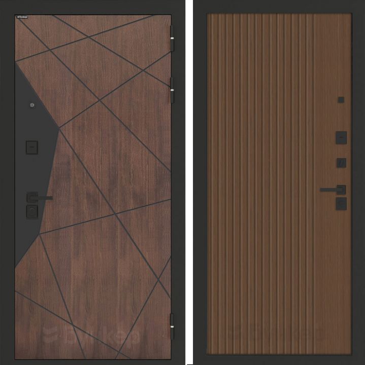 Входная дверь Бункер BN-14 - 29 Дуб кантри темный