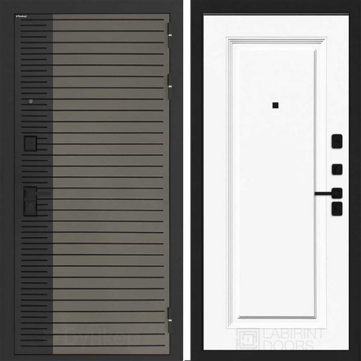 Входная дверь Бункер BN-15 - 27 RAL 9003 Эмаль белая