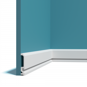 Плинтус Perfect Plus P235 Д200xШ12смxТ2.2см / Перфект Плюс