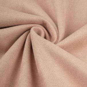 Замша на скубе искусственная Пудрово-бежевая 50*37 см