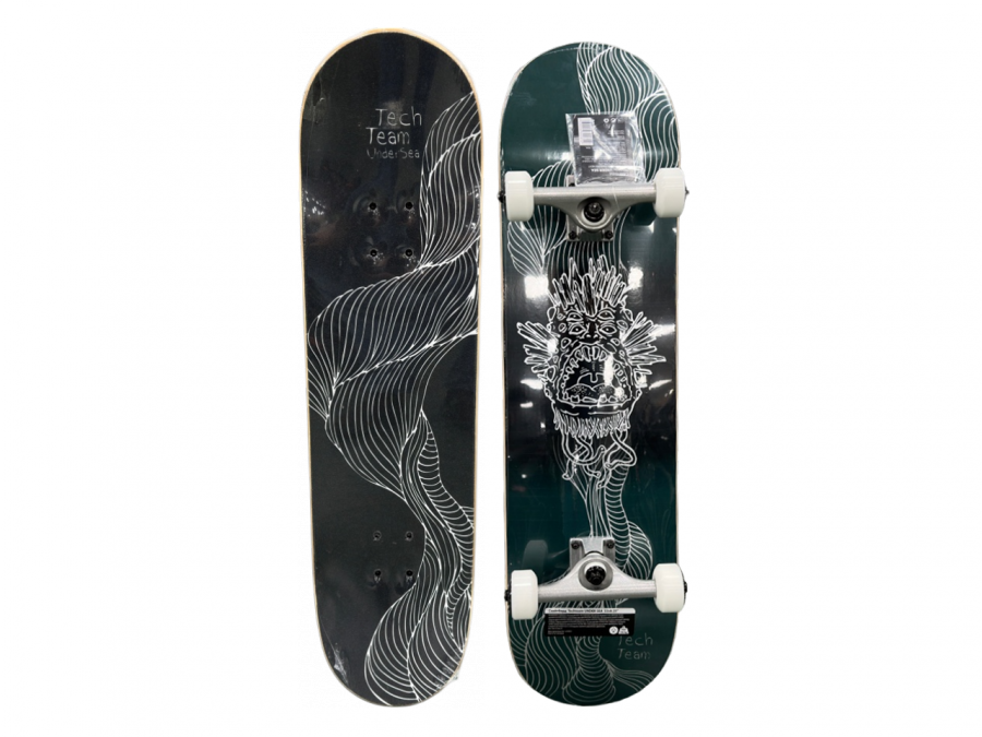 Скейтборд Tech Team Under Sea 8.25" (2024) (Синий/Зеленый/Фиолетовый)