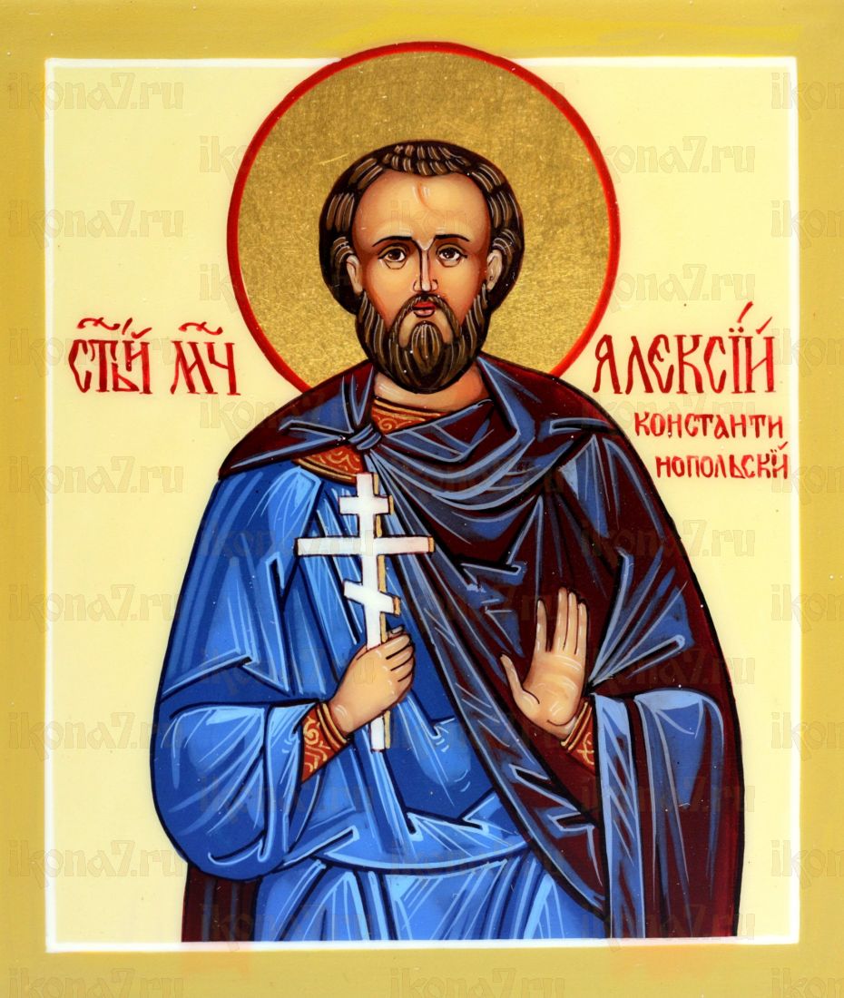 Икона Алексий Константинопольски  (UV-печать)(10252)