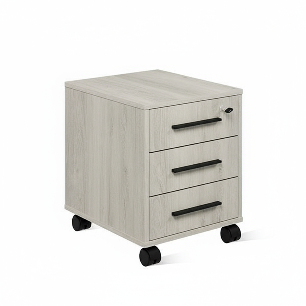 ЛОФТ-6 Тумба подкатная с замком (400х460х500 мм) Дуб Канадский