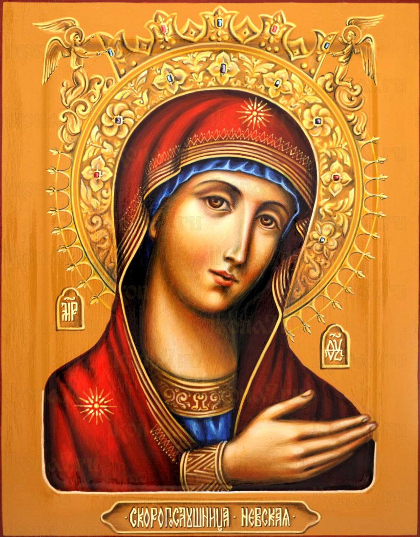 Невская Скоропослушница икона Божией Матери (UV-печать)(10265)