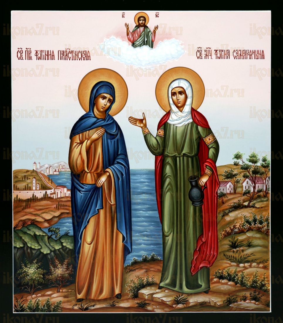 Икона Фотиния Самаряныня и Фотиния Палестинская (UV-печать)(10271)