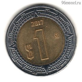 Мексика 1 песо 2017