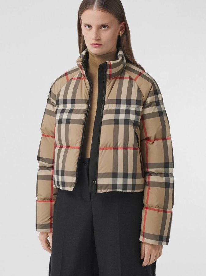 Пуховик женский BURBERRY Check