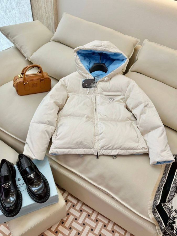 Пуховик женский PRADA Gabardine