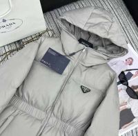 Пуховик PRADA Re-Nylon down женский