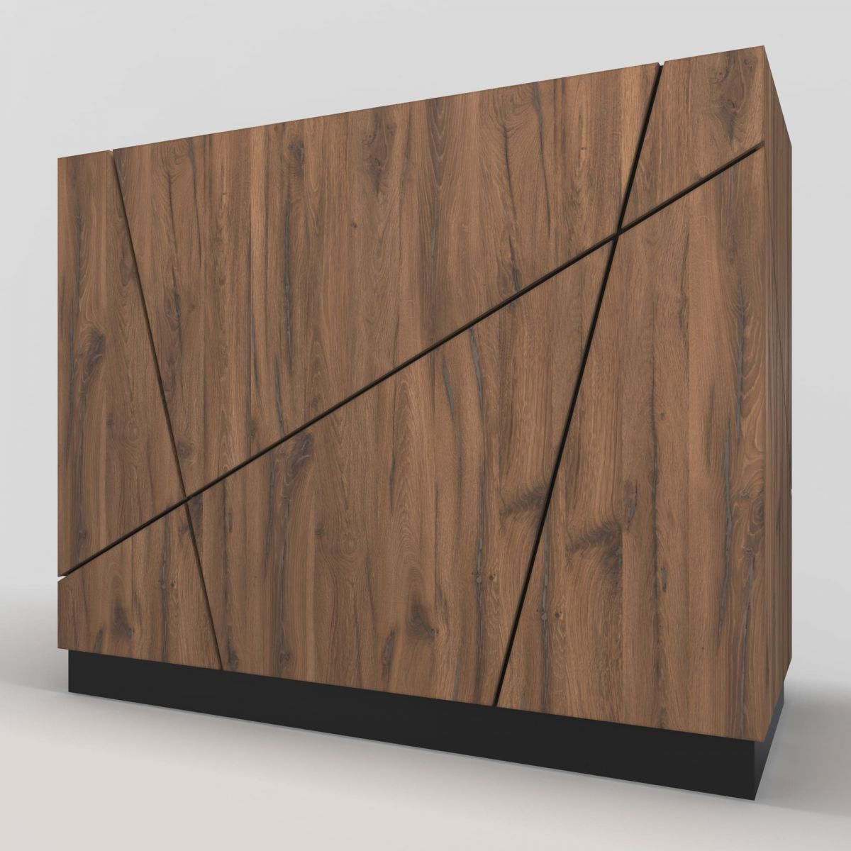 Ресепшн "Хай-Тек" Чёрный / Юстус